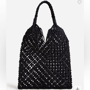 J.Crew Cadiz hand-knotted rope tote